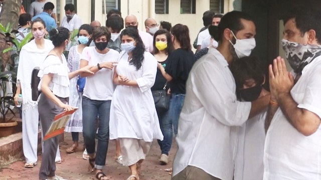 Dino Morea Hugs Mandira Bedi As She Breaks In Heavy Tears During Husband's Funeral