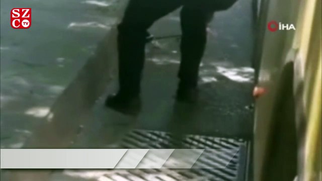 İETT otobüsünde yılan paniği