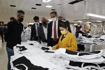 GÜRPINAR'DAKİ FABRİKADA ÜRETİLEN ÜRÜNLER, AVRUPA'YA İHRAÇ EDİLİYOR