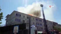 - Bağcılar’da bulunan bir okulu çatısında bilinmeyen bir nedenle  yangın çıktı. Olay yerine itfaiye ekipler sevk edildi.