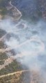 Antalya'da ormanlık alanda çıkan yangına ekipler müdahale ediyor