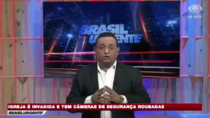 Apresentador do Brasil Urgente, Jacson Damasceno manda recado para Sikêra Júnior e viraliza