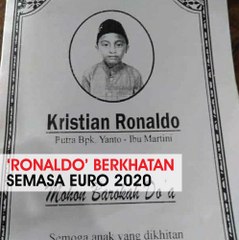 ‘Ronaldo’ berkhatan semasa Euro 2020
