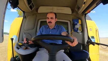 Konya’da atıl araziler ekilip hasadı yapıldı geliri vatandaşa aktarılacak