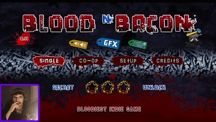 Blood and bacon When I got back in to it by restarting it while having fun with it