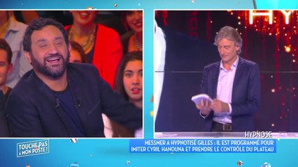 Hypnotisé, Gilles Verdez se prend pour Cyril Hanouna dans TPMP !