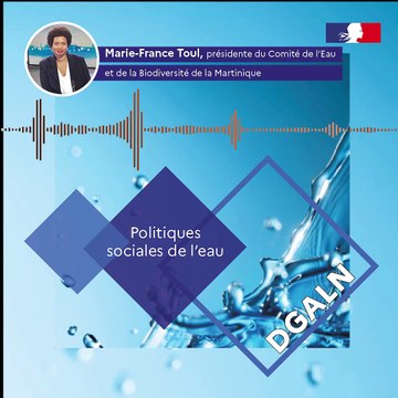 Politiques sociales de l'eau expliquées par Marie-France TOUL