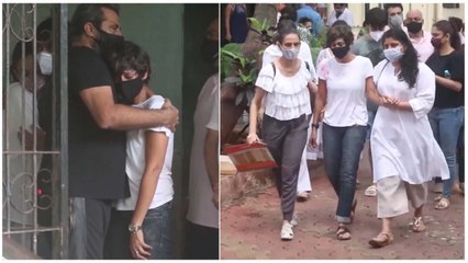 Mandira Bedi's Husband Raj Kaushal's Funeral;  Actress Is Devastated And Inconsolable