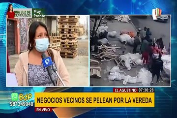 El Agustino: venezolanos y peruanos se enfrentan por el control de zona comercial