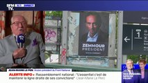Jean-Marie Le Pen souhaite qu'Éric Zemmour participe à la campagne pour la présidentielle mais 