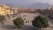 Tourists Experience Different Sights and Landscapes While Traveling Through City of Jaipur in India