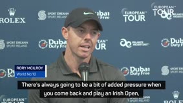 McIlroy confident he can deal with Irish Open pressure