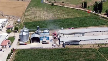 - Kayseri'de tarım deposunda çıkan yangını itfaiye söndürdü