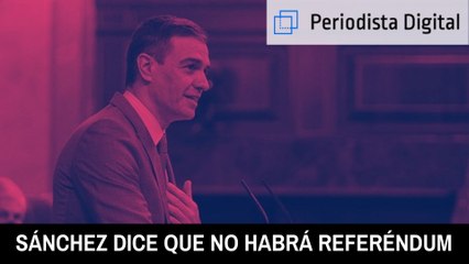 Encuesta: "cree a Pedro Sánchez cuando dice que no habrá referéndum en Cataluña"