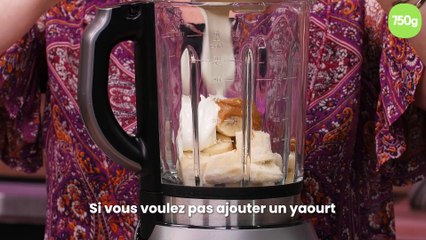 Nice cream bananes et groseilles