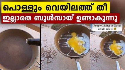 Viral Video: Woman Cooks Food In The Sun Heat | Oneindia Malayalam
