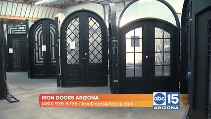 Make your entry way pop with Iron Doors Arizona