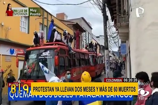Colombia: protestas ya llevan dos meses y más de 60 muertos