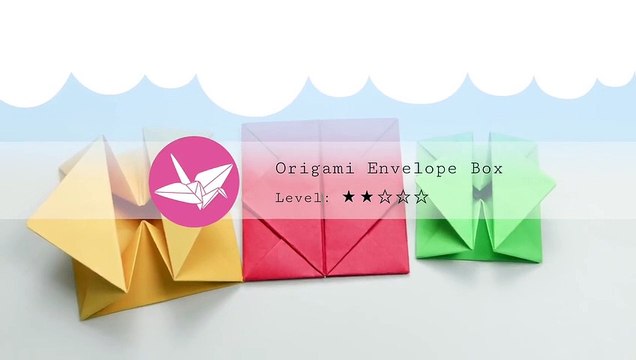 Origami Envelope Box Tutorial - Diy - Paper Kawaii