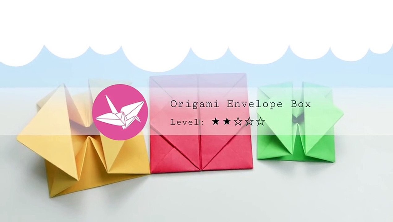 Origami Envelope Box Tutorial - Diy - Paper Kawaii