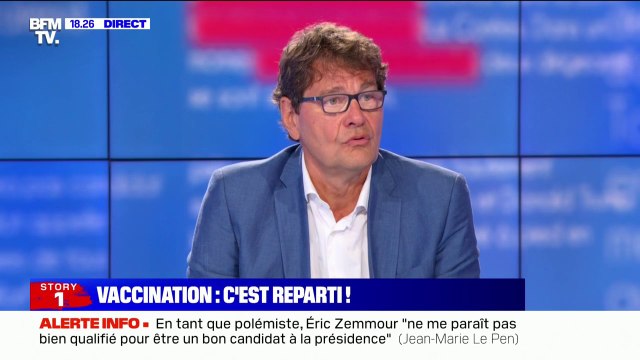 Vaccination des soignants: pour le Dr Pierre Squara, on ne peut pas se dire soignant et accepter de transmettre la maladie