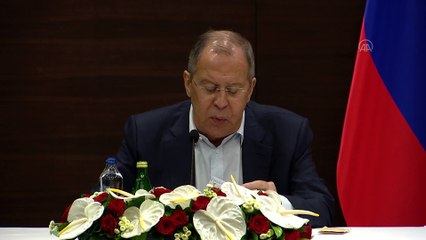 ANTALYA - Lavrov: 'Türk dostlarımızla Montrö kapsamında yükümlülüklerin yerine getirilmesi konusunda memnunuz'