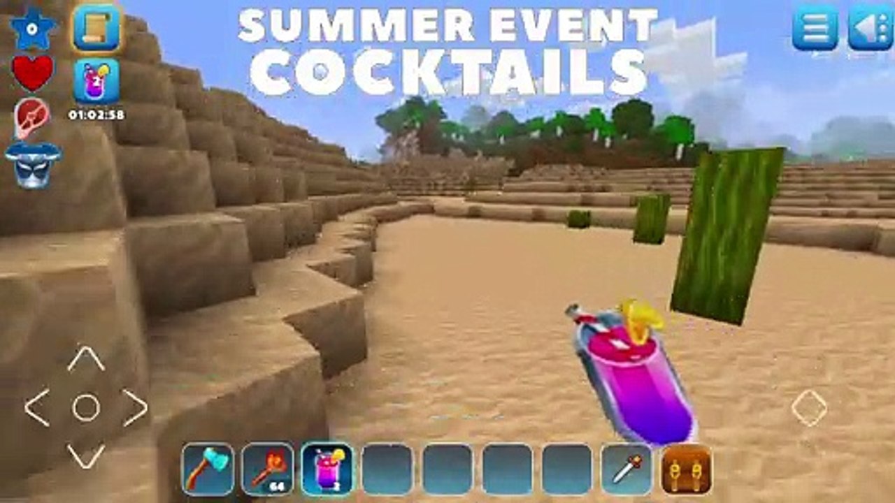 Summertime Fun!  Realmcraft Update: Cocktails  in Survival Mode || Collect & Swap for Goods