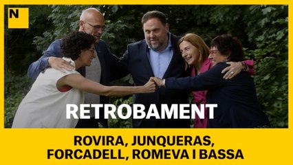 Retrobament de Rovira, Junqueras, Forcadell, Romeva i Bassa