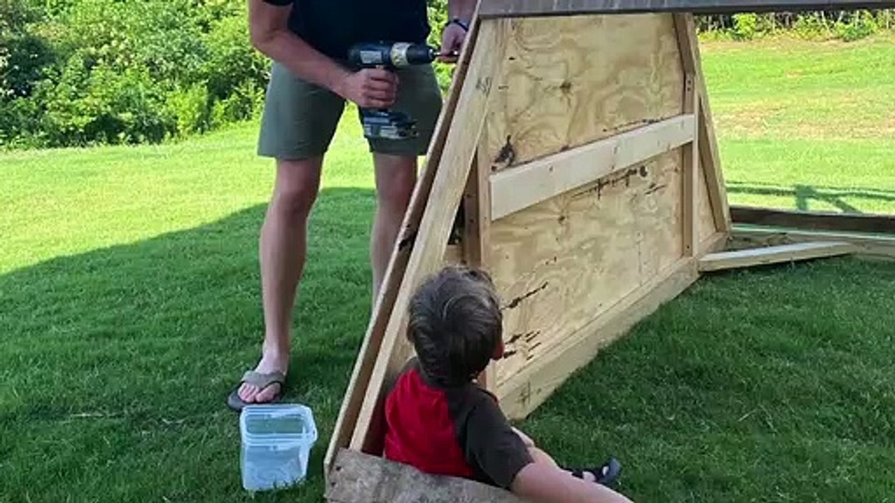 A-Frame Chicken Tractor