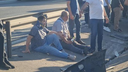 KOCAELİ'DE MİNİBÜS İLE OTOMOBİL ÇARPIŞTI 10 YARALI - YENİDEN
