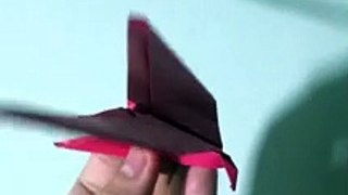 demo origami airplane / paper airplane / handmade airplane / diy airplane
