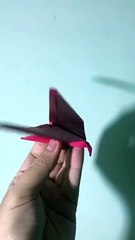 demo origami airplane / paper airplane / handmade airplane / diy airplane