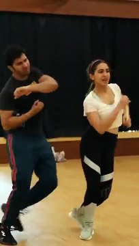 Husnn Hai Shuhaana New - Coolie No.1_ VarunDhawan _ Sara Ali Khan _ Behind The Scenes.