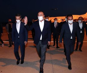 Dışişleri Bakanı Çavuşoğlu KKTC'ye geldi