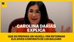 Carolina Darias explica que es prepara un vaixell per retornar 200 estudiants  de les Balears