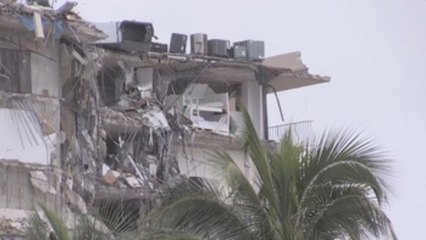 16 cuerpos recuperados en el derrumbe de Surfside y sigue la búsqueda entre el mal tiempo