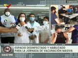 Jornada de desinfección contra la COVID-19 en la Universidad Bolivariana de Venezuela