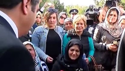 Kayseri Valisi şehit eşini teselli etti