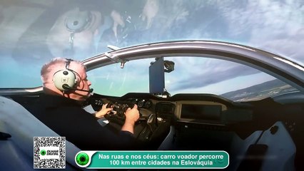 Nas ruas e nos céus- carro voador percorre 100km entre cidades na Eslováquia