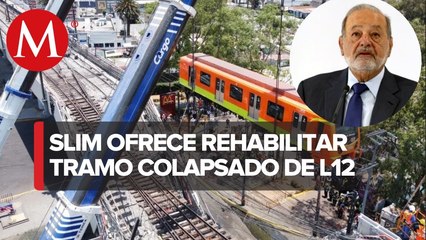 L12 del Metro no tiene vicios desde su origen_ Slim; ofrece rehabilitar tramo colapsado