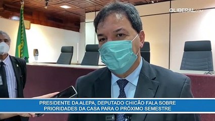 Presidente da Alepa, deputado Chicão fala sobre prioridades da Casa para o próximo semestre