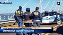 A través del puente Posadas – Encarnación, extraditaron a cuatro paraguayos detenidos por causas de homicidios y secuestros