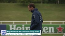 England train after Germany triumph