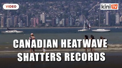 Deadly Canadian heatwave eases but continues to shatter records
