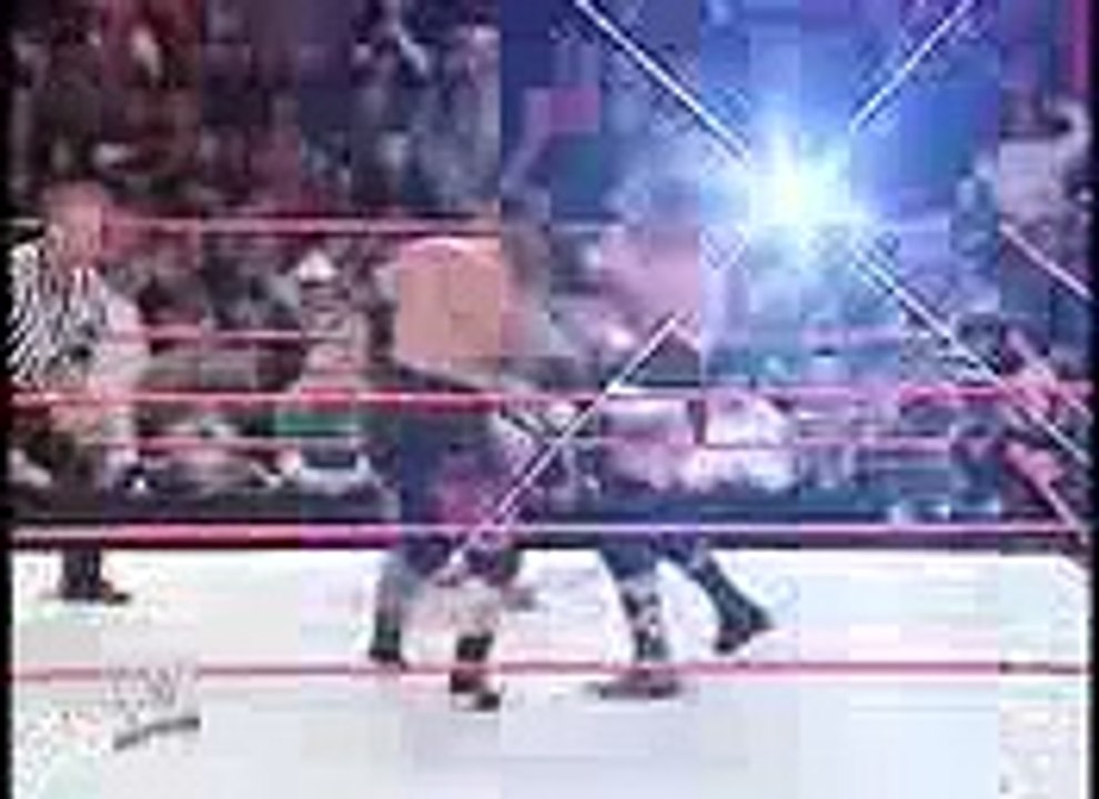 WWE Raw Triple fight