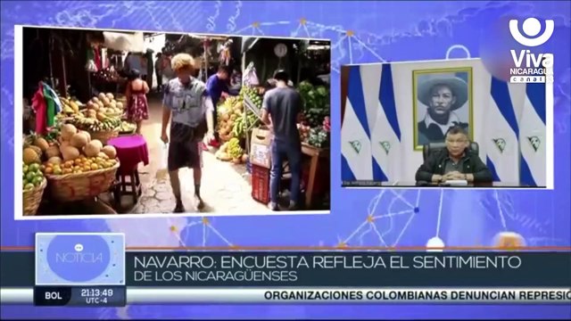 Diputado Wilfredo Navarro brinda declaraciones a la cadena de noticias TeleSur