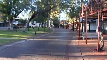 Alice Springs residents in first full day of lockdown
