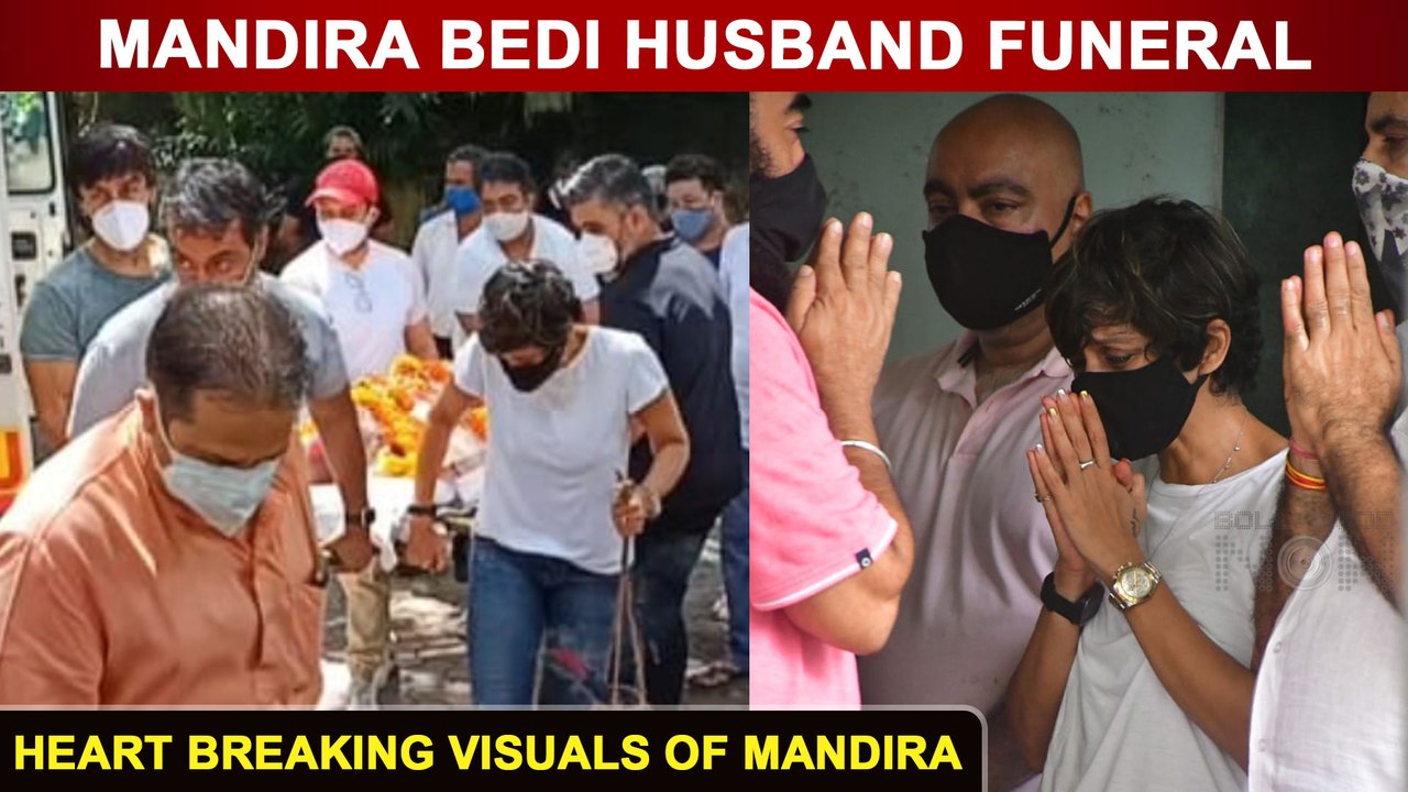 Mandira Bedi Breaks Down At Husband Raj Kaushal...