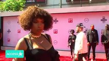 Jennifer Hudson Honors Aretha Franklin on BET Awards Carpet
