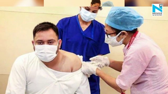 Tejashwi, Tej Pratap take first dose of Sputnik V; JDU hits out at duo for choosing 'foreign-made' vaccine